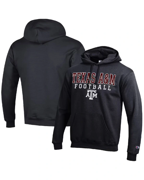 Texas A&m Aggies Black Pullover Hoodie