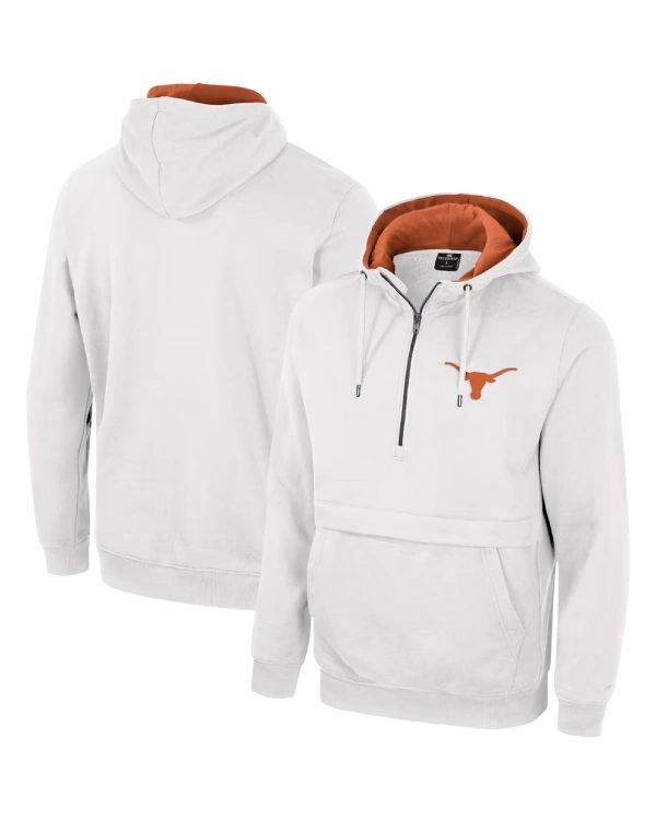 Texas Longhorns Half-Zip Hooded Jacket