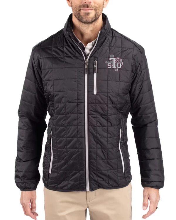 Texas Southern Tigers Full-Zip Black Puffer Jacket