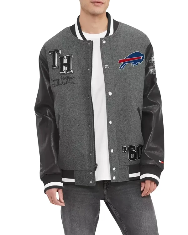 Tommy Hilfiger Buffalo Bills Gunner Varsity Jacket