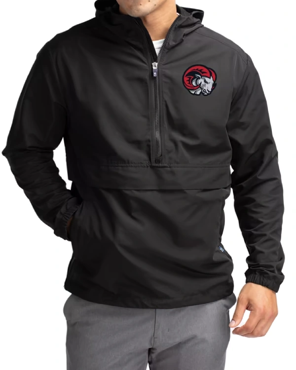 Winston-Salem State Rams Half-Zip Hooded Jacket