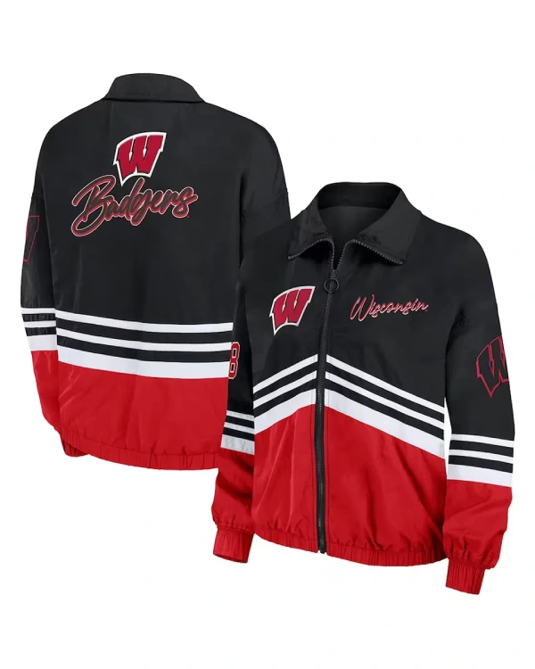 Wisconsin Badgers Full-Zip Windbreaker Jacket