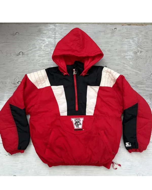 Wisconsin Badgers Starter Hooded Jacket