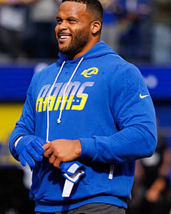 Aaron Donald Los Angeles Rams 2026 Sideline Hoodie