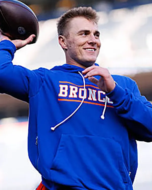 Bo Nix Denver Broncos 2026 Sideline Alt Hoodie