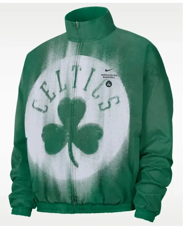 Boston Celtics Nike Green Woven Basketball Jacket