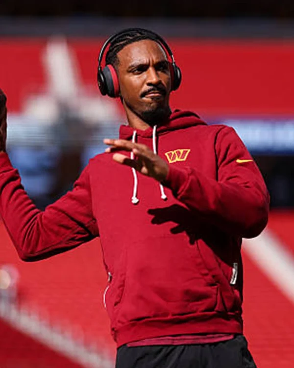 Commanders 2026 Jayden Daniels Sideline Club Hoodie