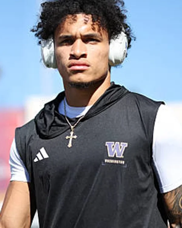 Demond Williams Jr. 2026 Washington Huskies Sleeveless Hoodie