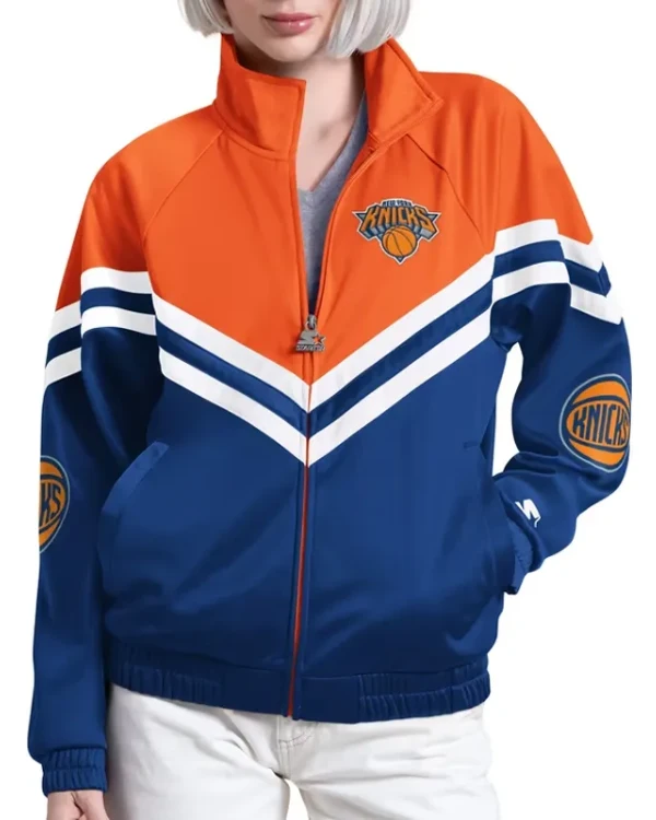 Fan Club New York Knicks Full-Zip Track Jacket