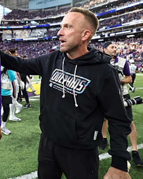 Jeff Hafley Miami Dolphins 2026 Crucial Catch Hoodie