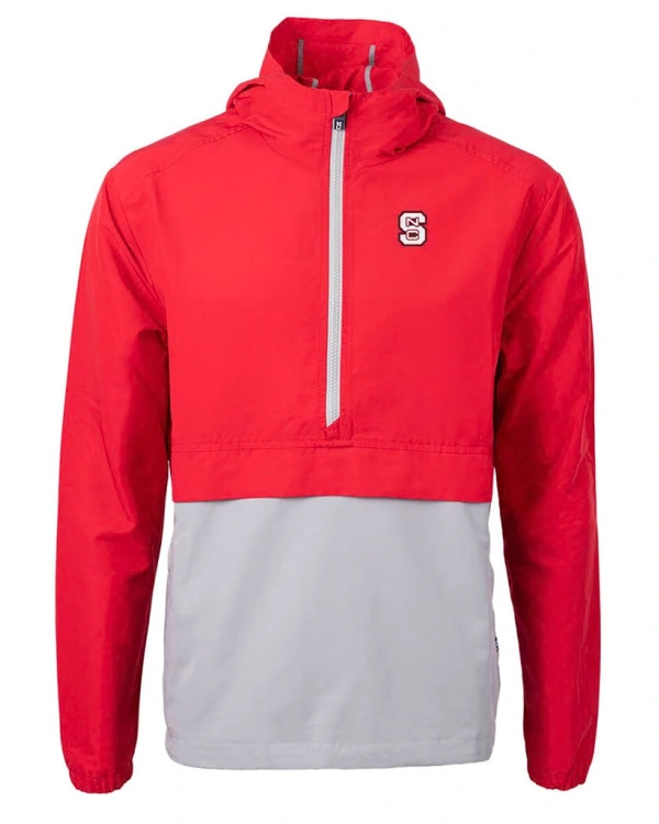 NC State Wolfpack Red Pullover Hooded Jacket