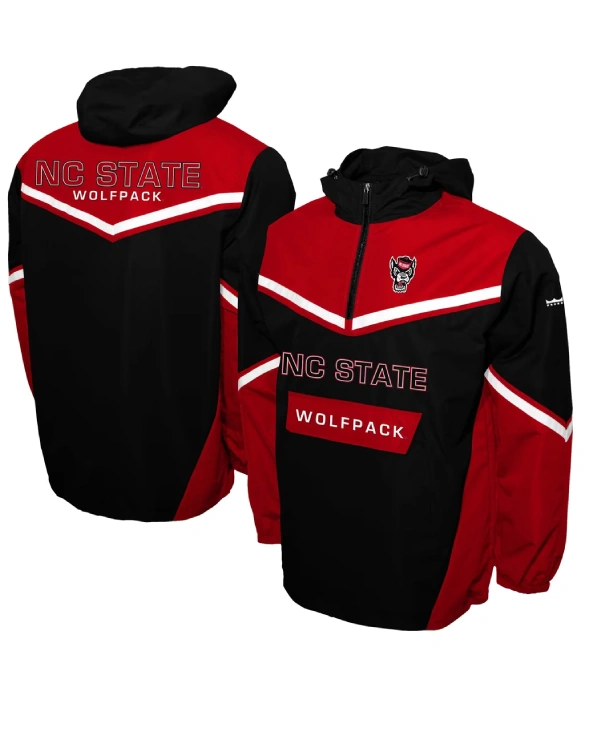 NC State Wolfpack Windbreaker Hooded Jacket