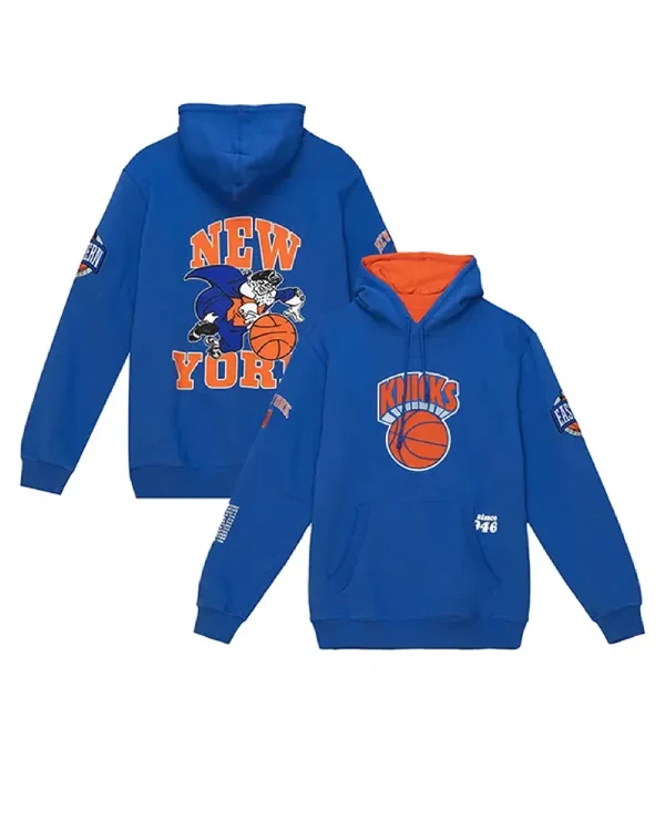 NY Knicks Team Origins Royal Blue Fleece Hoodie