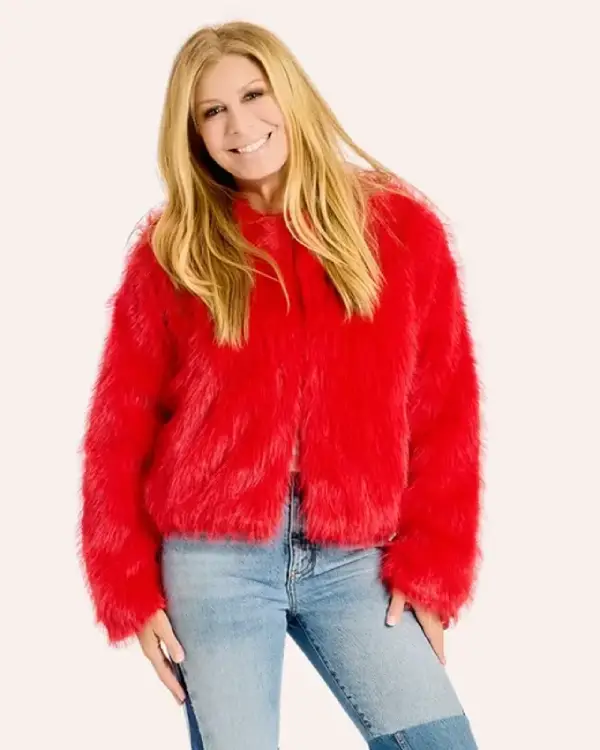 Philadelphia Phillies by Jill Martin Red Fur Jacket