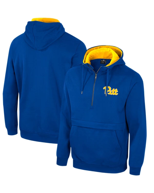 Pitt Panthers Half-Zip Hooded Jacket