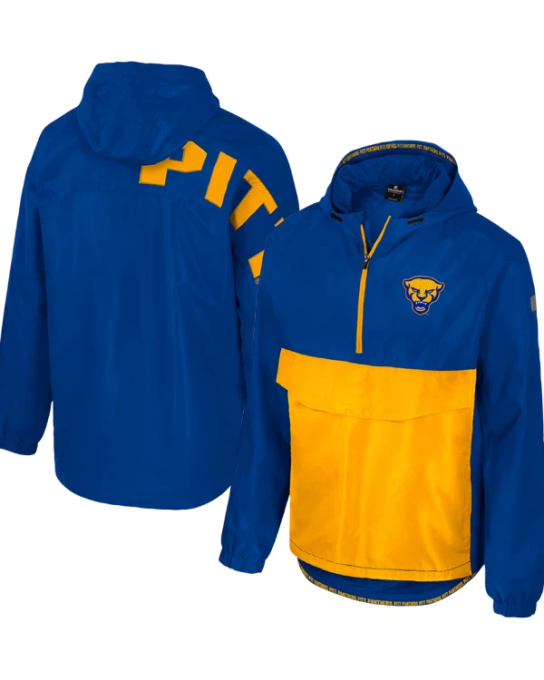 Pitt Panthers Half-Zip Windbreaker Jacket
