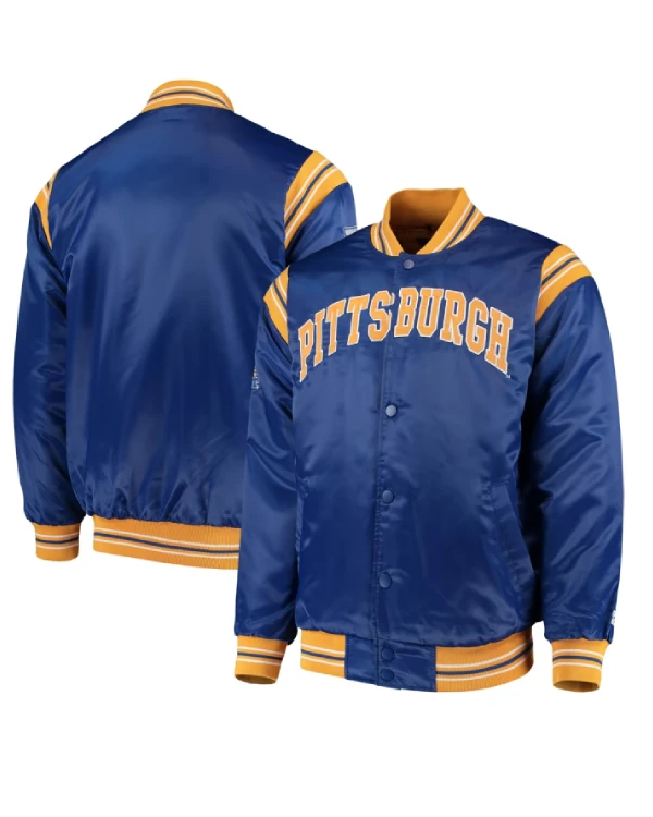 Pitt Panthers Satin Starter Jacket