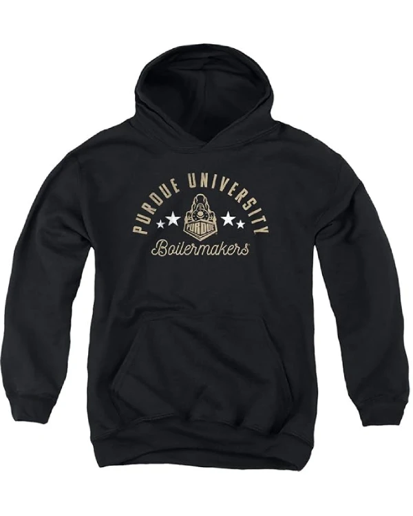 Purdue Boilermakers Black Pullover Hoodie